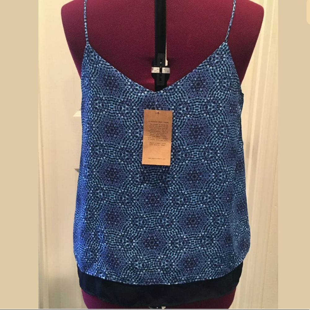 Anthropologie Paper Crane Camisole sz L